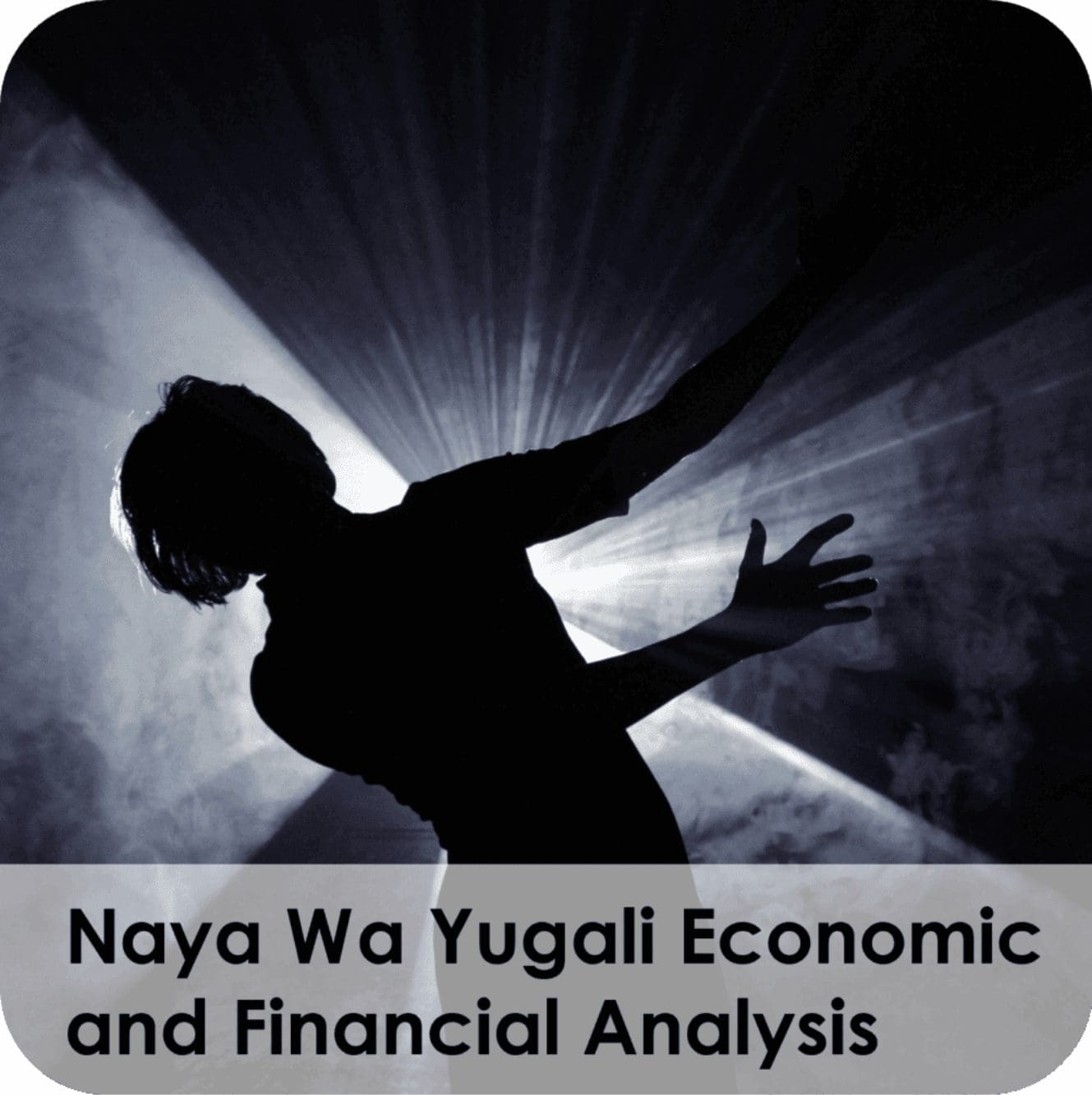 Shadowed figure reaching through dramatic backlight